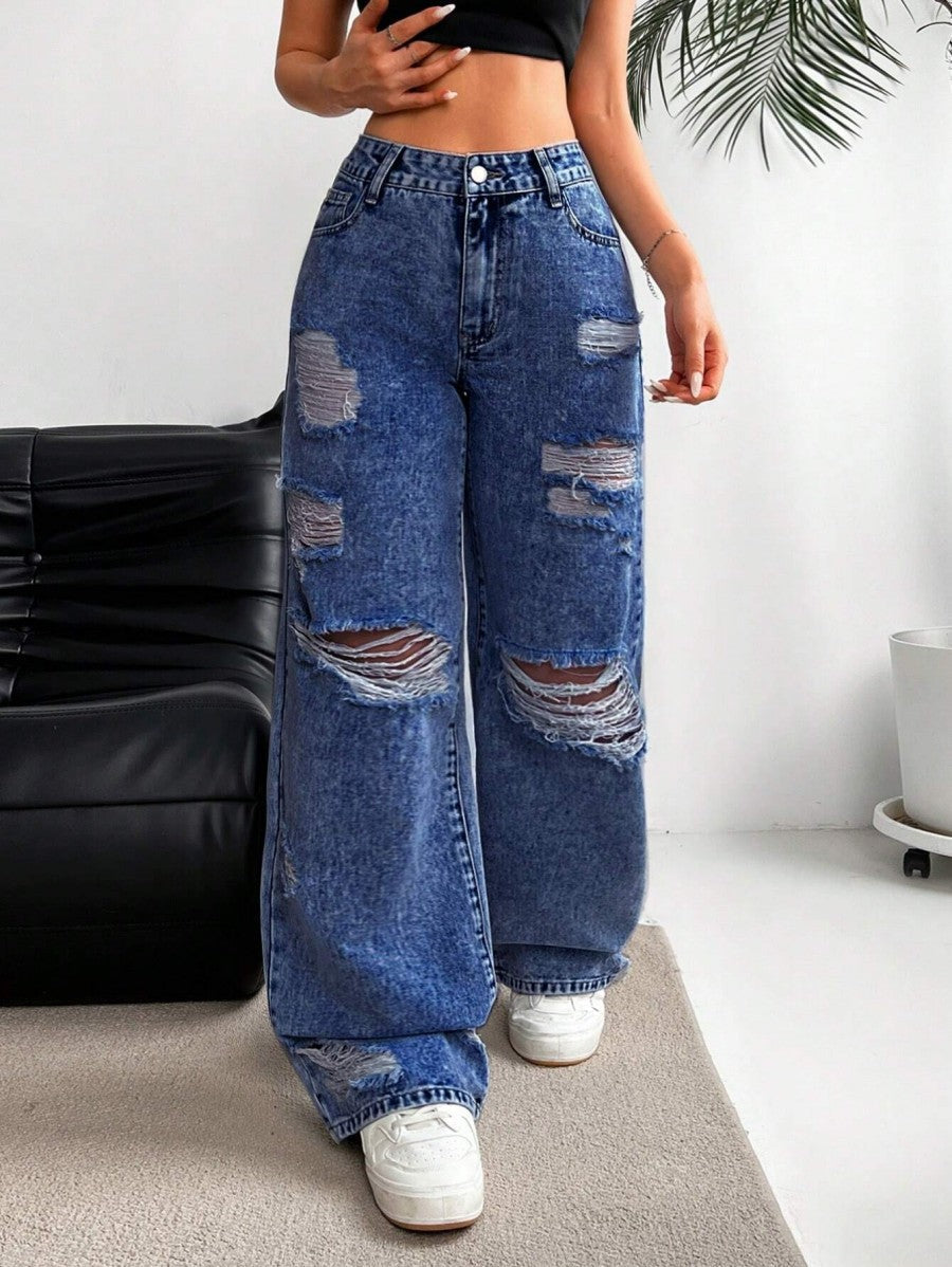 Jeans strappati