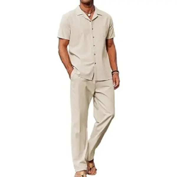 Men's linen suit - MYSTERYBOXS