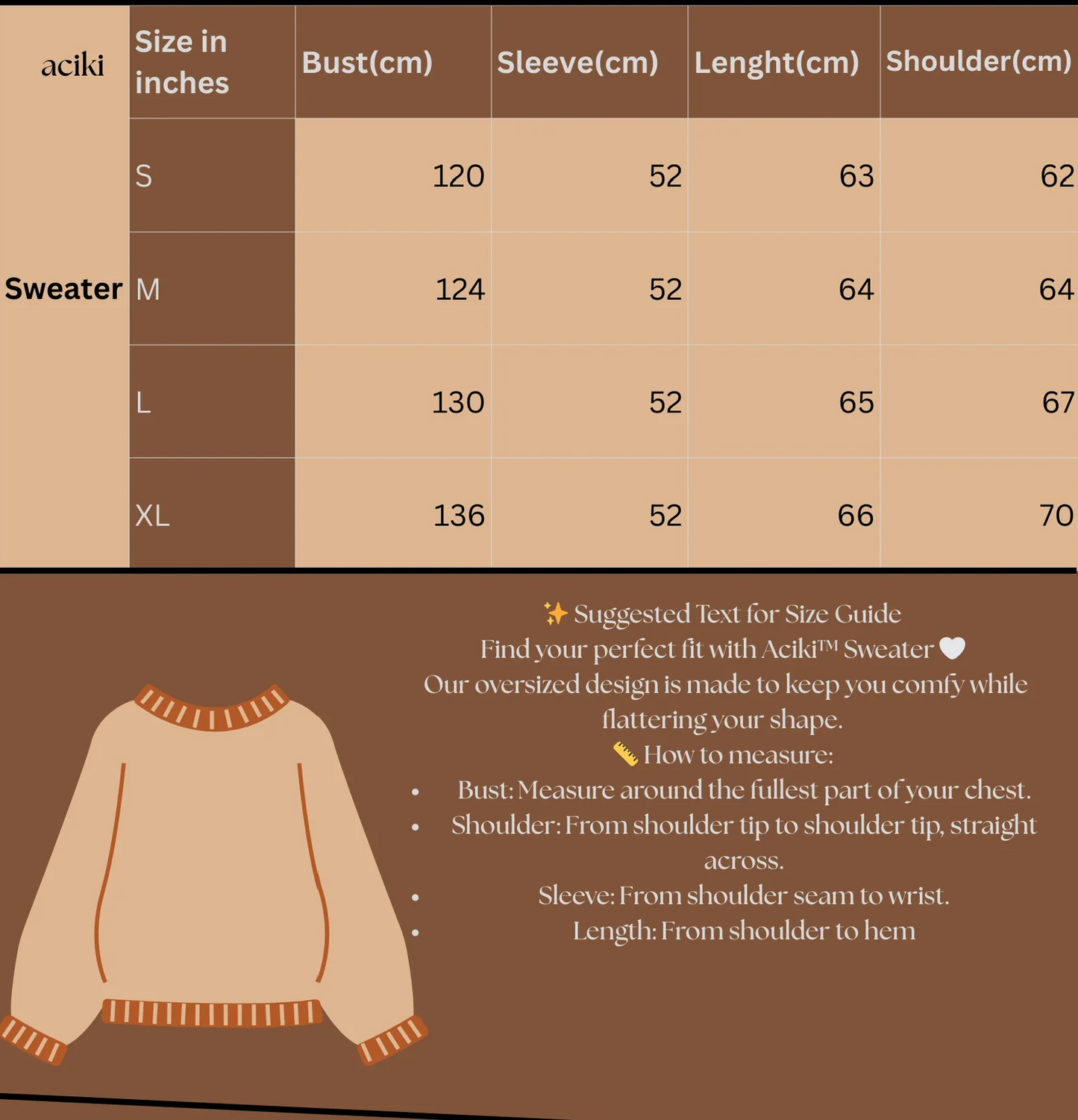 Aciki™ - Cloud Knit Sweater