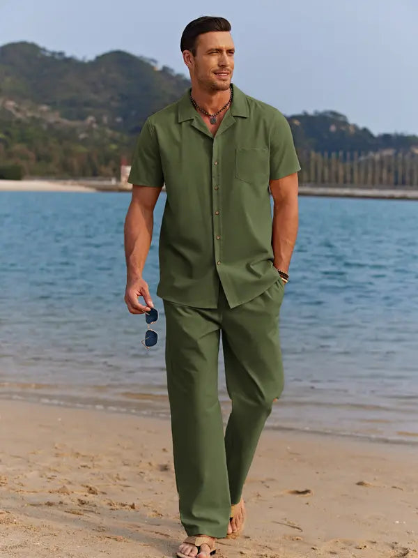 Men's linen suit - MYSTERYBOXS