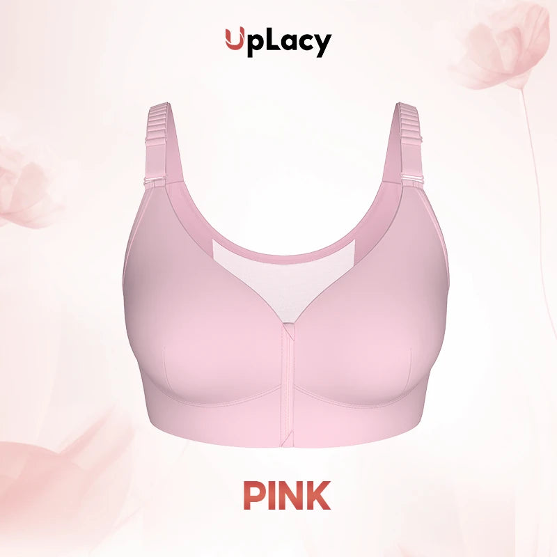 Comfortable bra with powerful support and front zip - MYSTERYBOXS