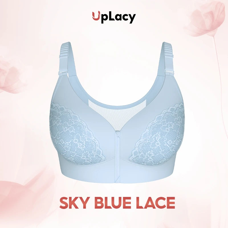 Comfortable bra with powerful support and front zip - MYSTERYBOXS