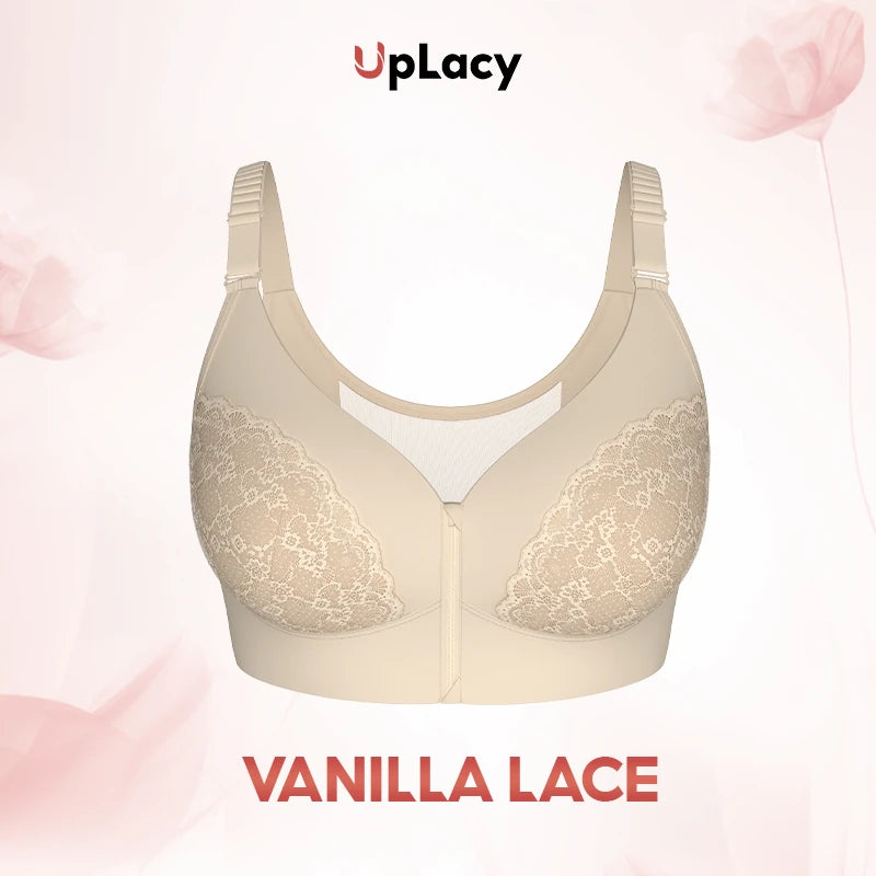 Comfortable bra with powerful support and front zip - MYSTERYBOXS