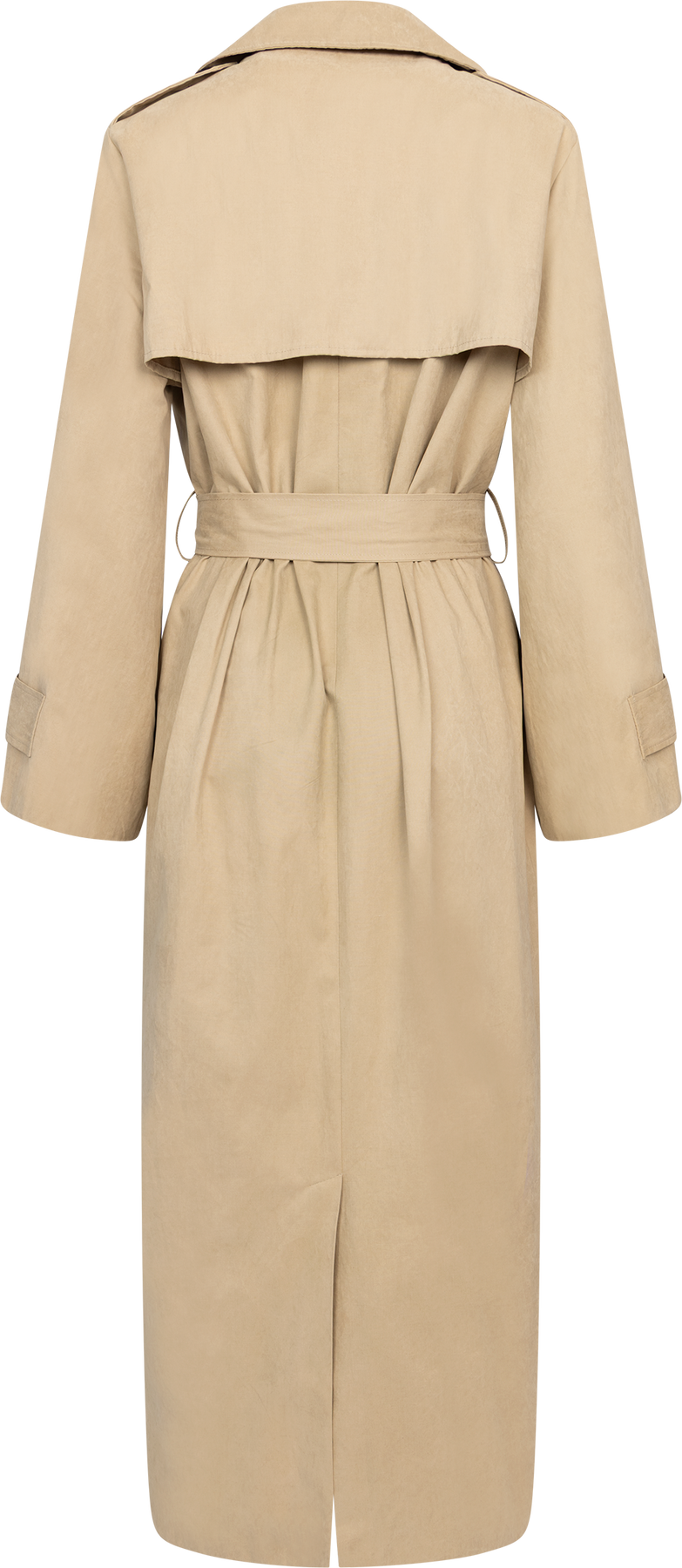 Versatile item: Women's button-down trench coat