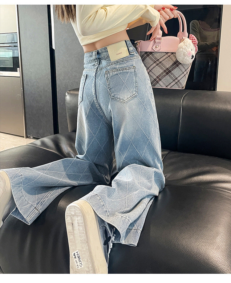Jeans a quadri