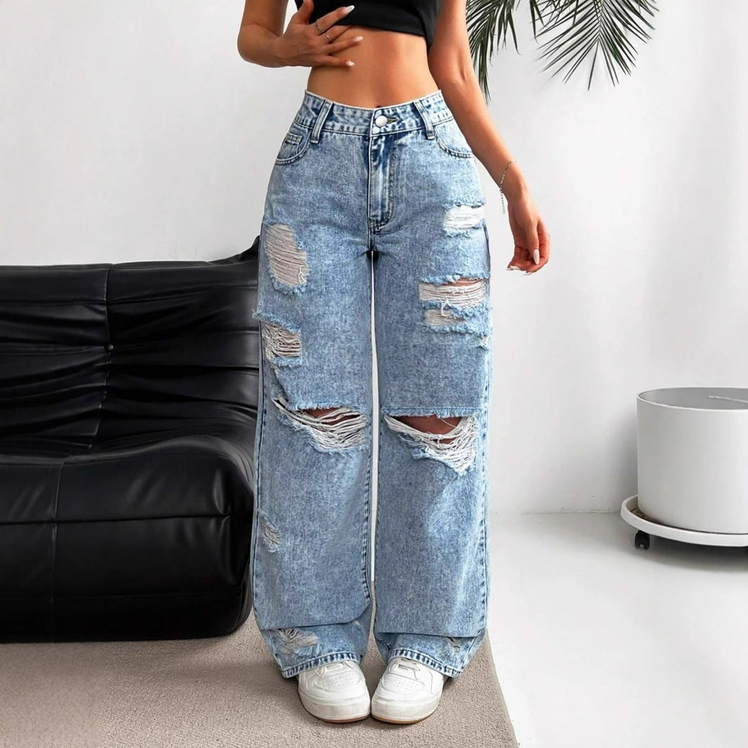 Jeans strappati