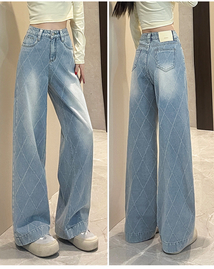 Jeans a quadri