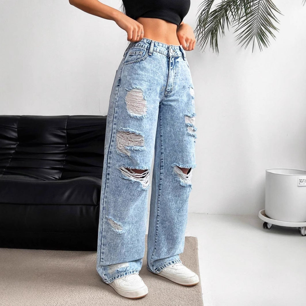 Jeans strappati