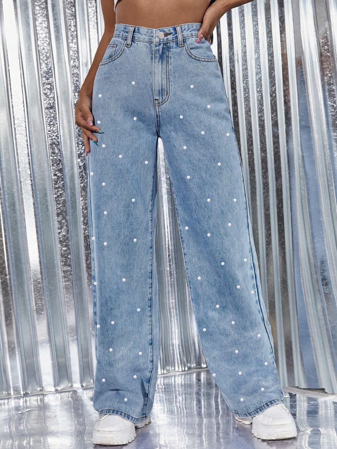 Jeans di perle