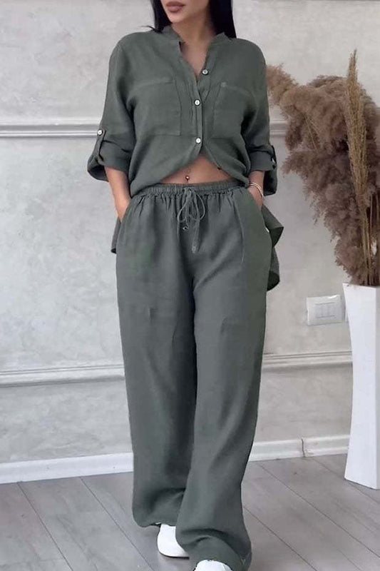 BUNDLEWEAR™ | Casual Linen Women's Set - MYSTERYBOXS