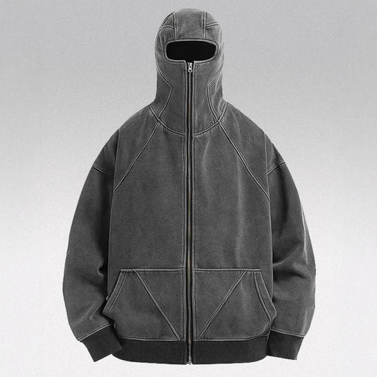 Ninja mask unique design hooded sweatshirt - MYSTERYBOXS