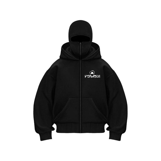Ninja mask double hooded unique design hooded sweatshirt - MYSTERYBOXS