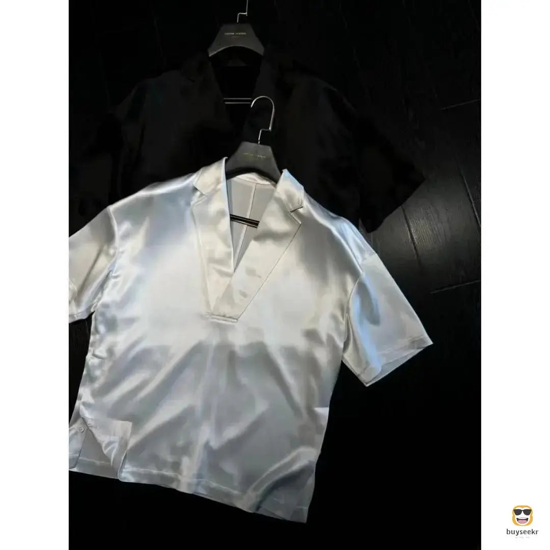 Cool & Confident — The V-Neck Lounge Set for Summer - MYSTERYBOXS