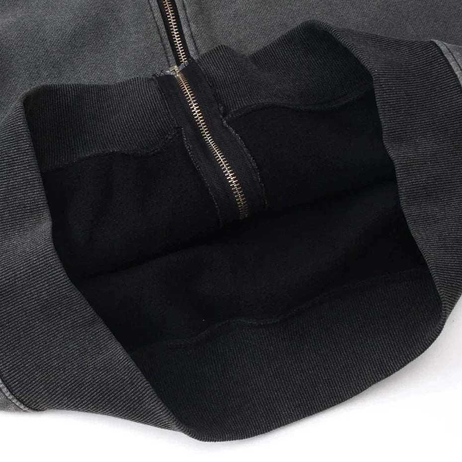 Felpa con cappuccio dal design unico con maschera ninja