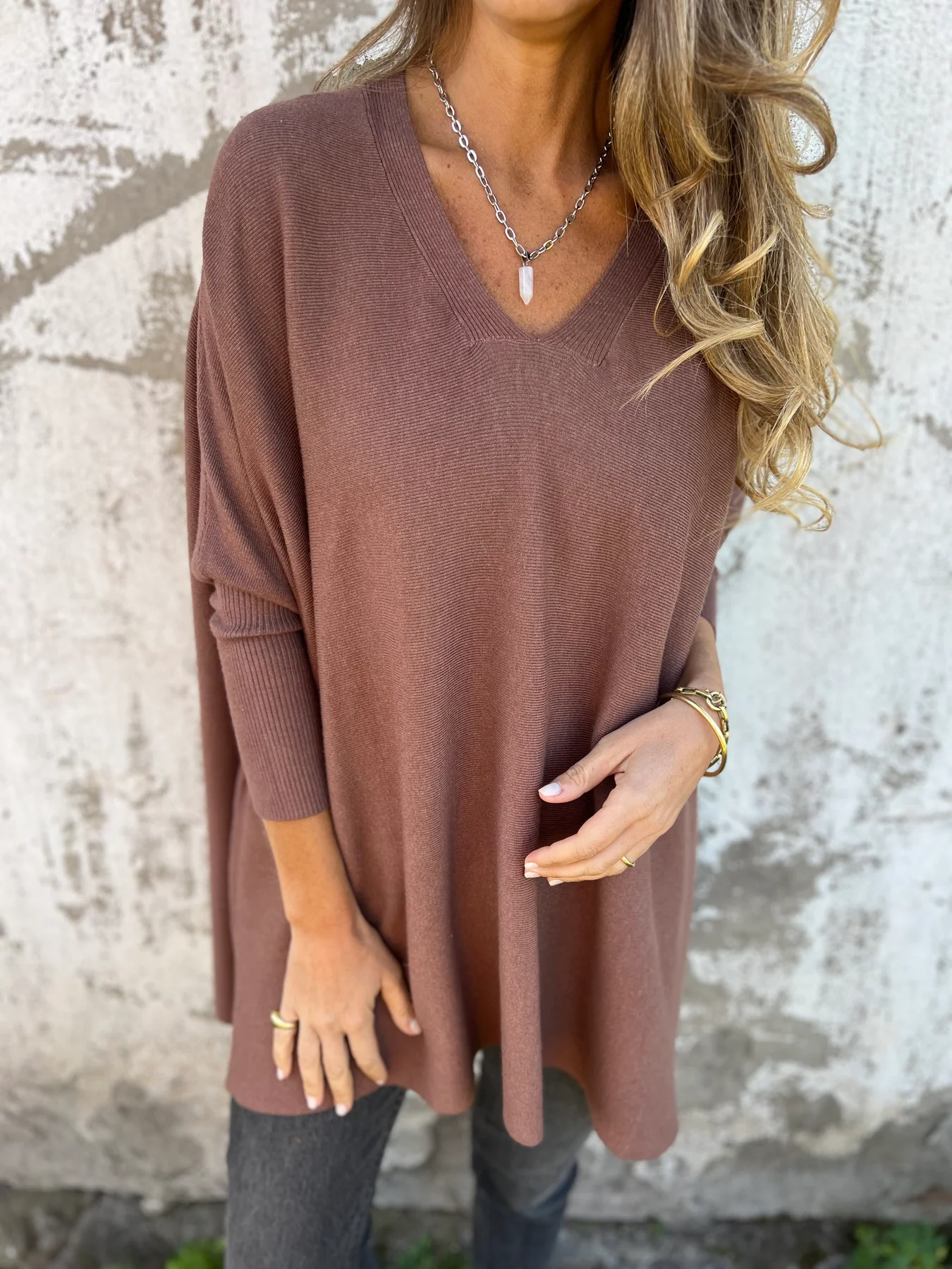 Women's Casual Long Sleeve Knitted Vest