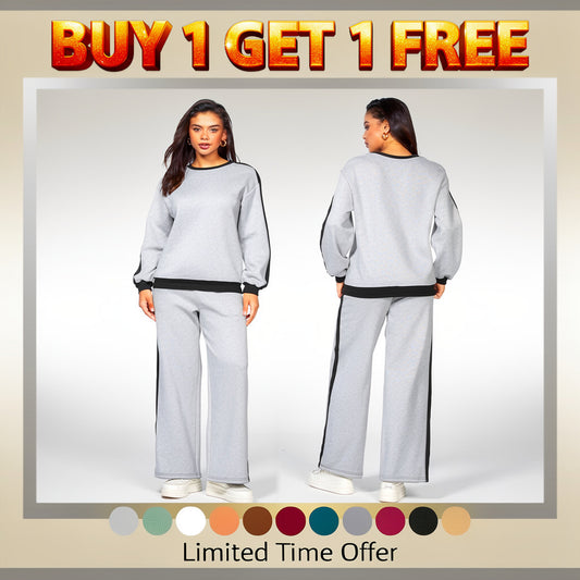 Year's Lowest: BOGO Today Only! Luxury Texture Fleece Tracksuit - MYSTERYBOXS