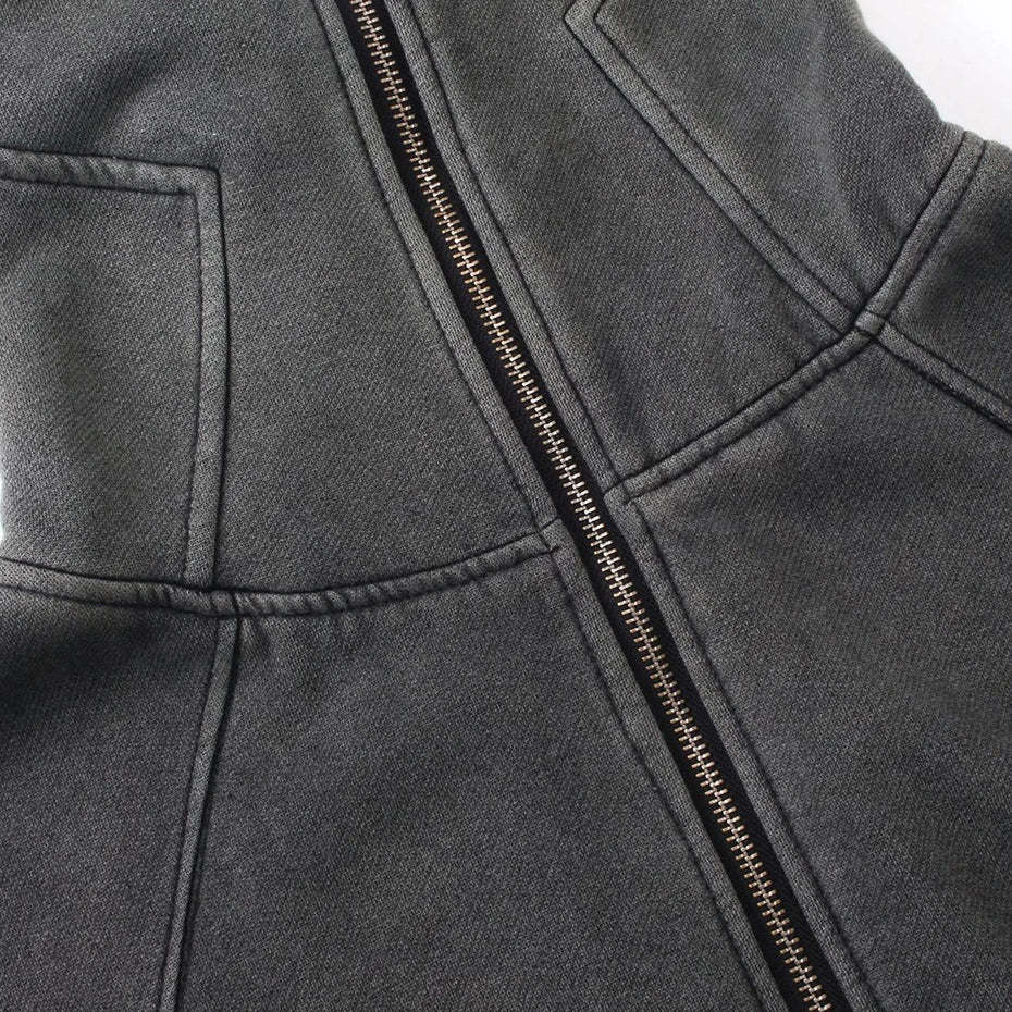 Felpa con cappuccio dal design unico con maschera ninja