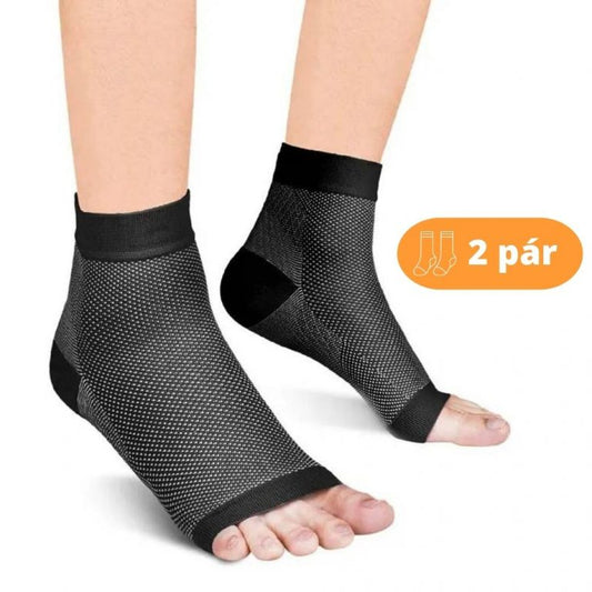 Compression Socks for Plantar Fasciitis, Achilles Tendonitis Relief - (2 Pair) Ankle Compression Sleeve for Heel Spurs, Foot Swelling & Fatigue - Arch Support Brace for Everyday Use - MYSTERYBOXS