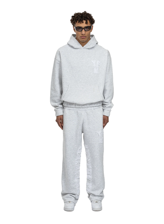 Chic Letter-Embossed Casual Sportswear Set