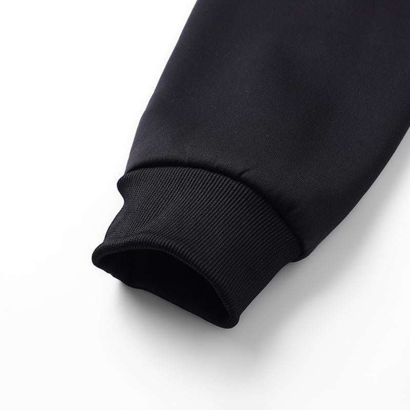 Winter men's casual plus plush thick hooded jacket jacket, warm and windproof Men's Fleece Lined Hooded Jacket - MYSTERYBOXS