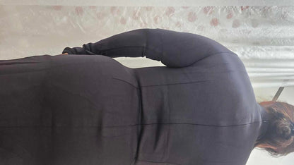 Elegant Mock Neck Long Sleeve Bodycon Mini Dress