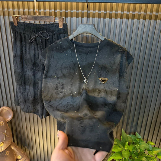 Men's starry-eyed ripped suit