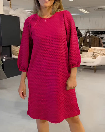 Elegant plain dress - MYSTERYBOXS