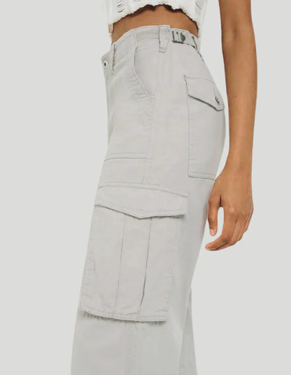 ELENA CARGO PANTS- ADJUSTABLE STRAIGHT FIT CARGO PANTS - MYSTERYBOXS