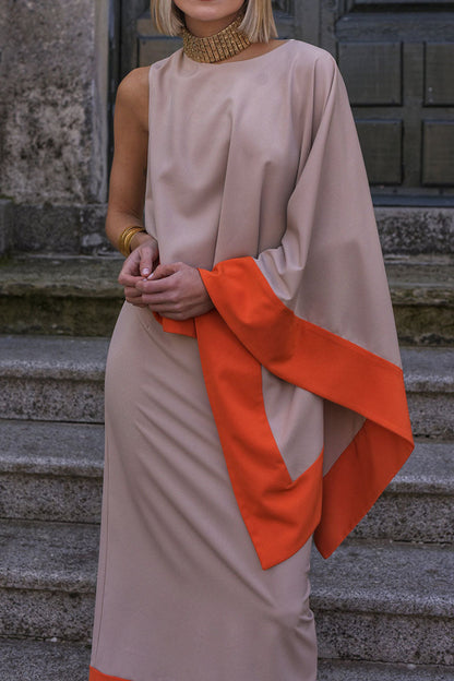 Women's Round Neck Color Matching Holiday Leisure Suit - MYSTERYBOXS