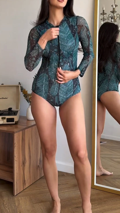 Ladies' Printed Casual Three Piece Set - MYSTERYBOXS
