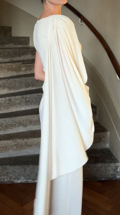 Women's casual one-shoulder Elegant Two-Piece Set - MYSTERYBOXS