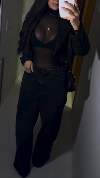 Ladies Sexy Temperament Casual Three Piece Set - MYSTERYBOXS