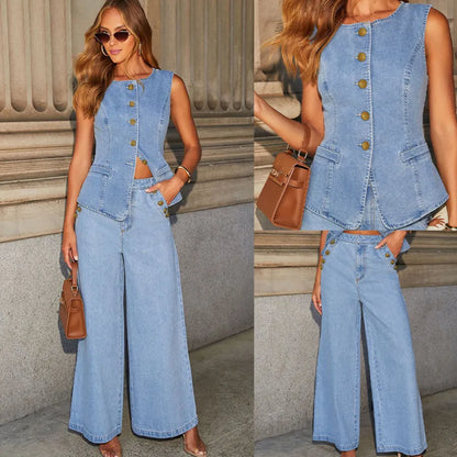 Women's Denim Outfit - MYSTERYBOXS