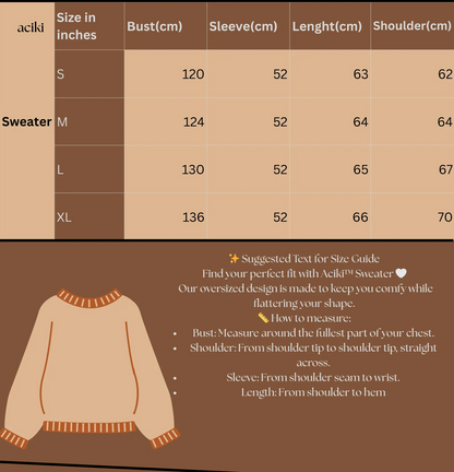 Aciki™ - Cloud Knit Sweater