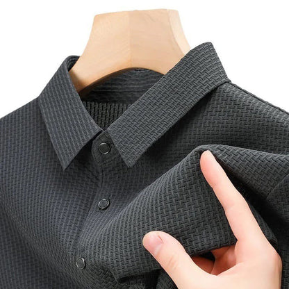 Men's t-shirt with an elegant silk texture - MYSTERYBOXS