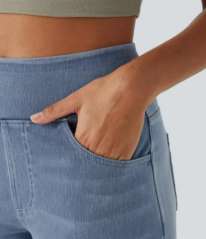 SUPER STRETCH WIDE LEG HIGH WAIST JEANS (Get two for a bigger discount) - MYSTERYBOXS