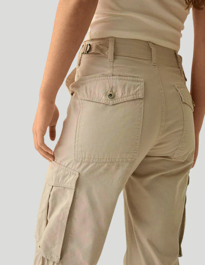 ELENA CARGO PANTS- ADJUSTABLE STRAIGHT FIT CARGO PANTS - MYSTERYBOXS