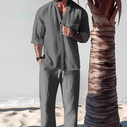 Summer Oasis Men - Premium Linen Set - MYSTERYBOXS