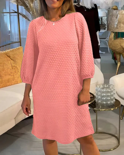 Elegant plain dress - MYSTERYBOXS