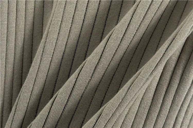 Turtle Neck Knit Tank 3-Piece Cardigan Set