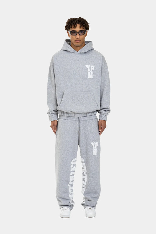 Chic Letter-Embossed Casual Sportswear Set