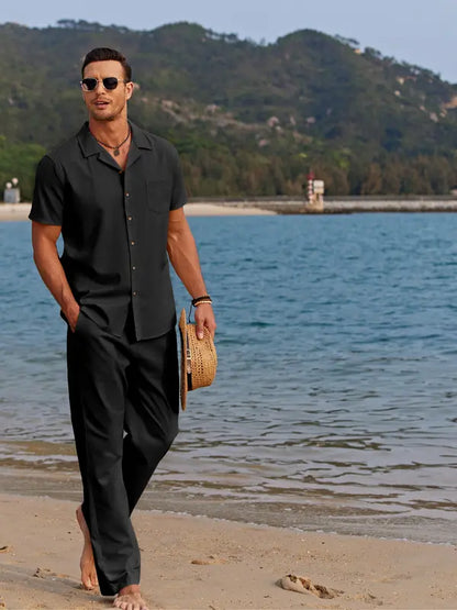 Men's linen suit - MYSTERYBOXS