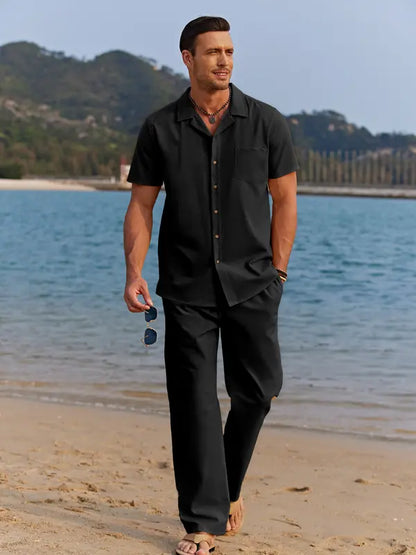 Men's linen suit - MYSTERYBOXS