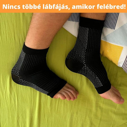 Compression Socks for Plantar Fasciitis, Achilles Tendonitis Relief - (2 Pair) Ankle Compression Sleeve for Heel Spurs, Foot Swelling & Fatigue - Arch Support Brace for Everyday Use - MYSTERYBOXS