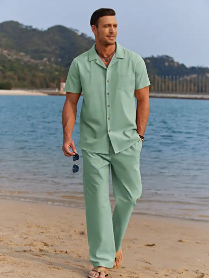 Men's linen suit - MYSTERYBOXS