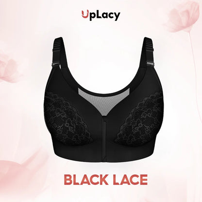 Comfortable bra with powerful support and front zip - MYSTERYBOXS