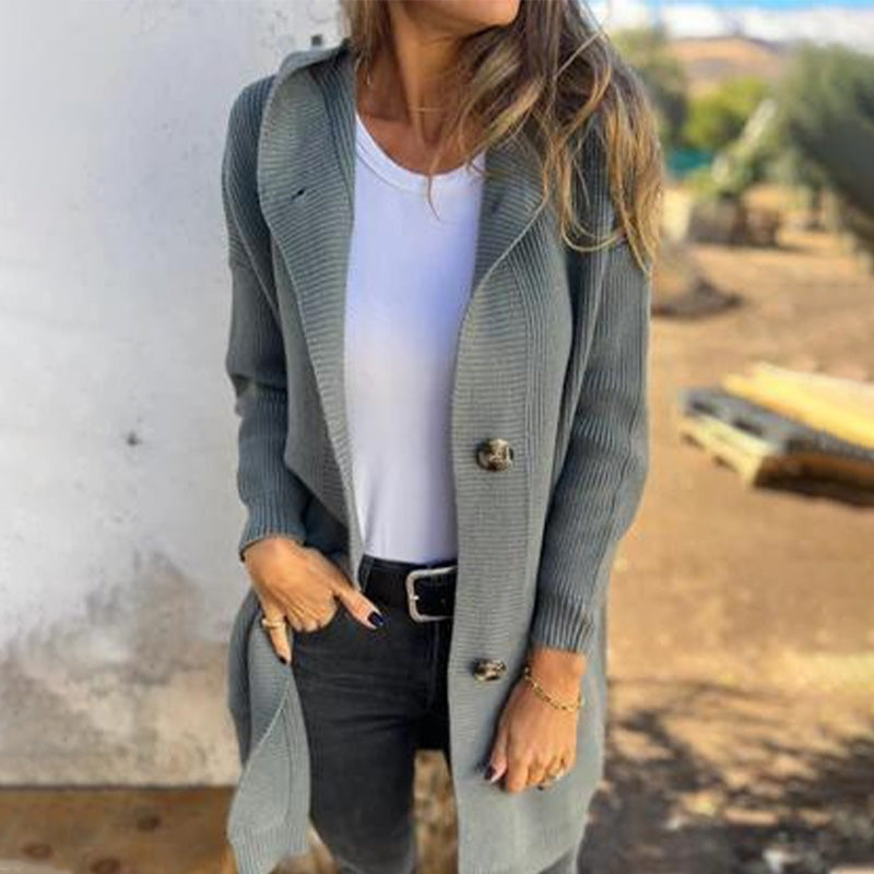 Cozy Knitted Men's Woman's Coat
