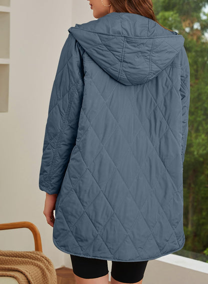 Women's Versatile Long Hooded Casual Jackets