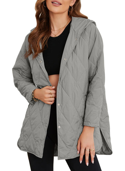 Women's Versatile Long Hooded Casual Jackets