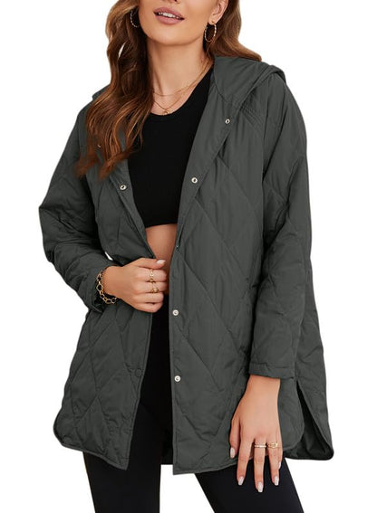 Women's Versatile Long Hooded Casual Jackets